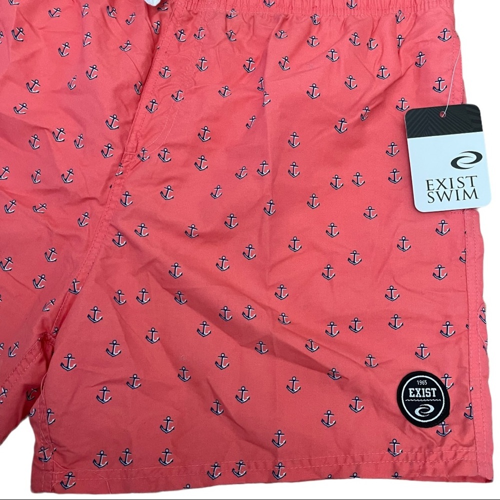Men’s Exist Swim Apricot Anchor Swim Trunks - Picture 2 of 7